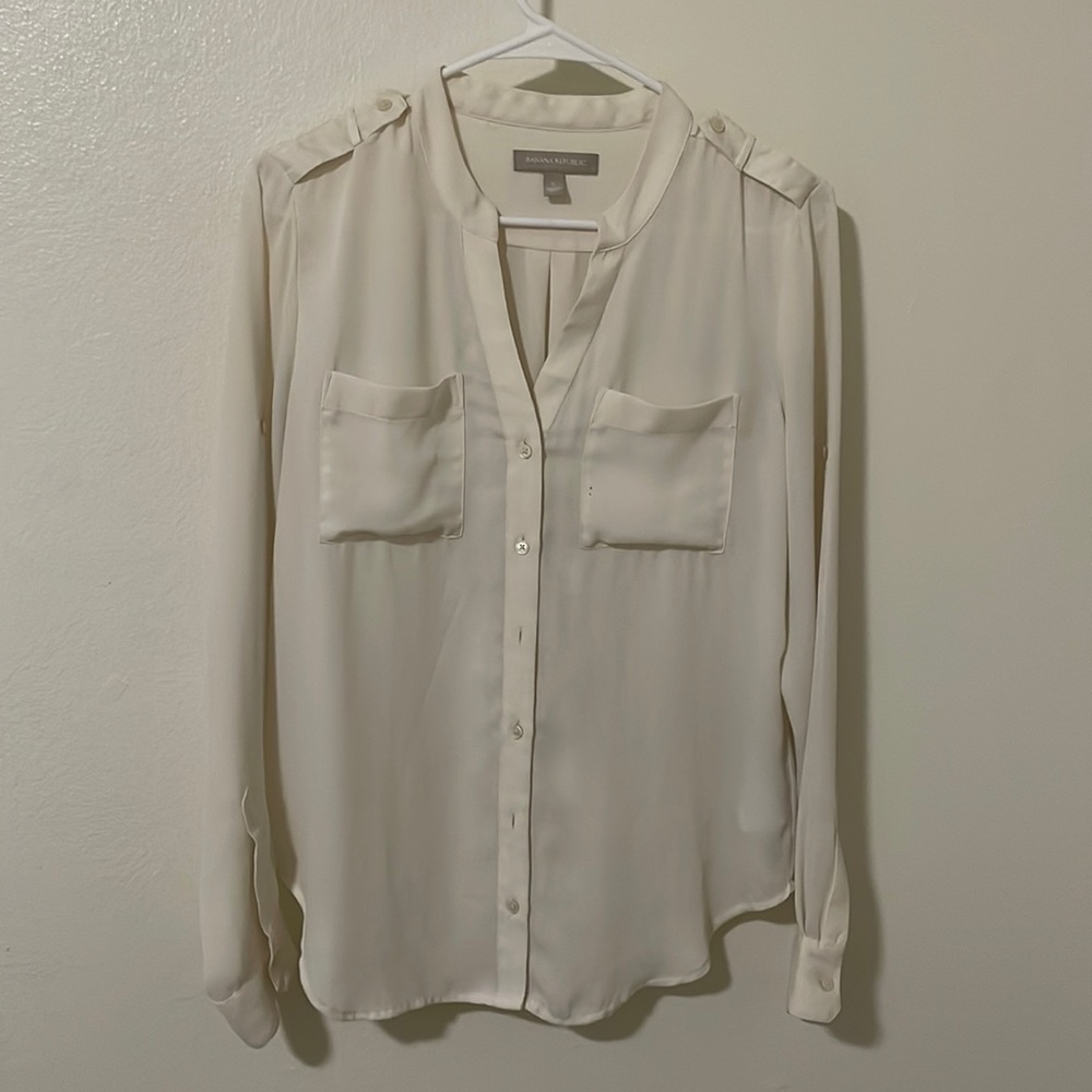 Small banana republic women button down